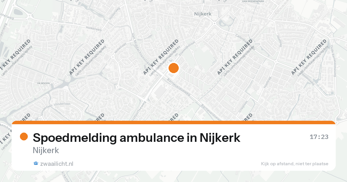 Spoedmelding ambulance in Nijkerk — 21 jun 2026
