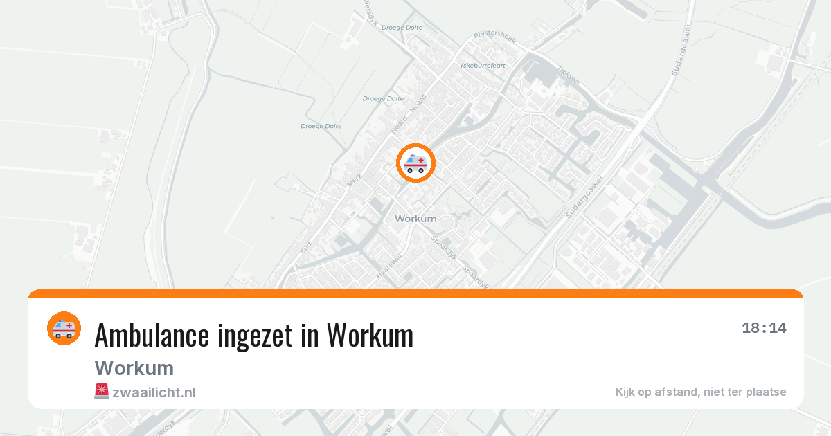 Ambulance ingezet in Workum — 23 feb 2026
