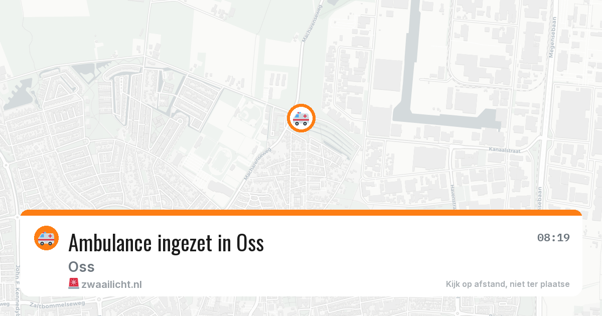 Ambulance ingezet in Oss — 5 jul 2026