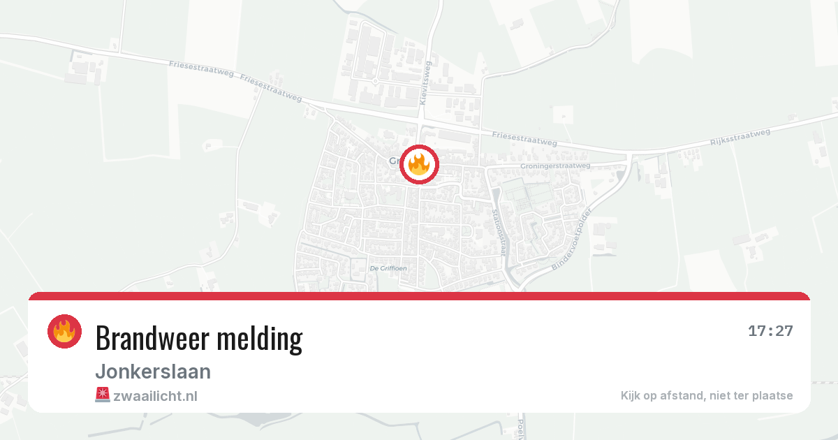 Brandweer melding — 13 jun 2026