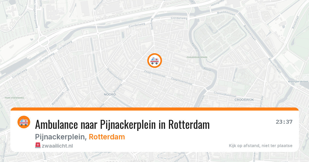 Ambulance naar Pijnackerplein in Rotterdam — 9 jun 2026