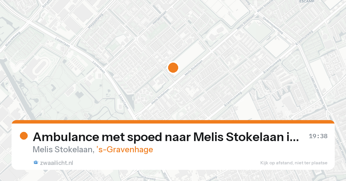 Ambulance met spoed naar Melis Stokelaan in 's-Gravenhage — 7 feb 2026