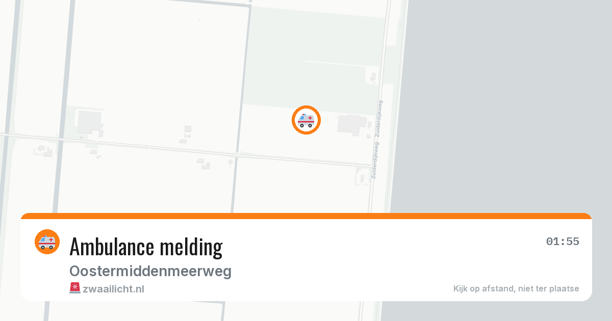 Ambulance melding — 4 apr 2026