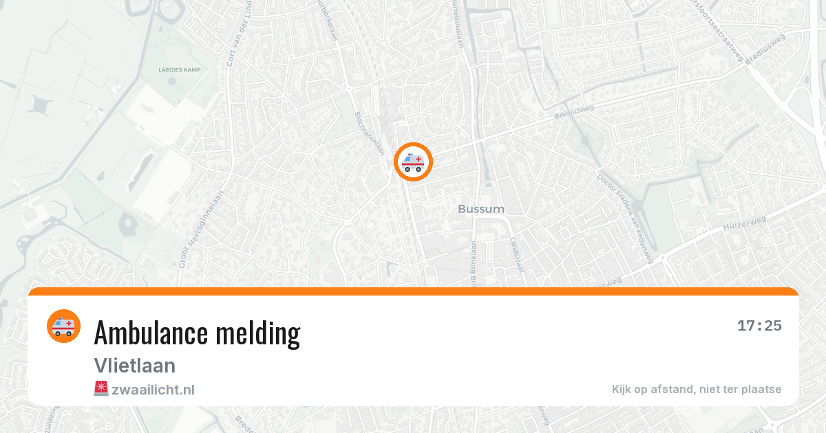 Ambulance melding — 3 jul 2026
