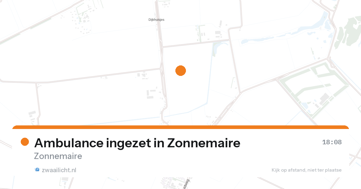 Ambulance ingezet in Zonnemaire — 27 aug 2026