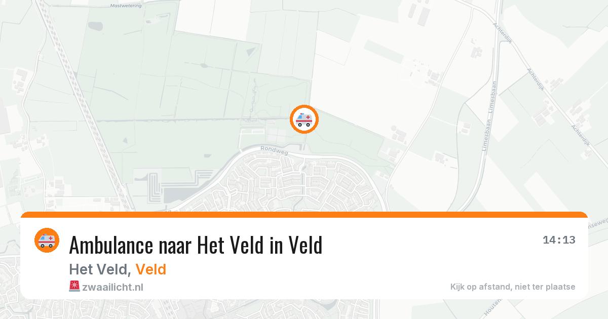 Ambulance naar Het Veld in Veld — 26 mrt 2026