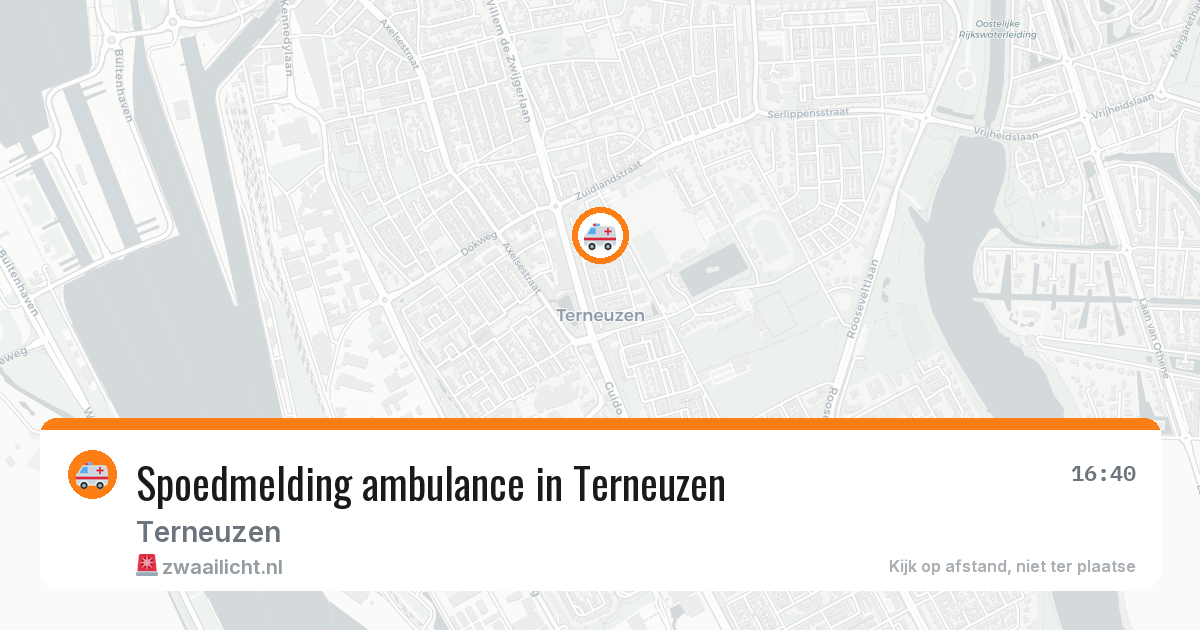 Spoedmelding ambulance in Terneuzen — 8 feb 2026