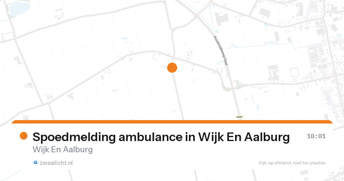 Spoedmelding ambulance in Wijk En Aalburg — 27 aug 2026