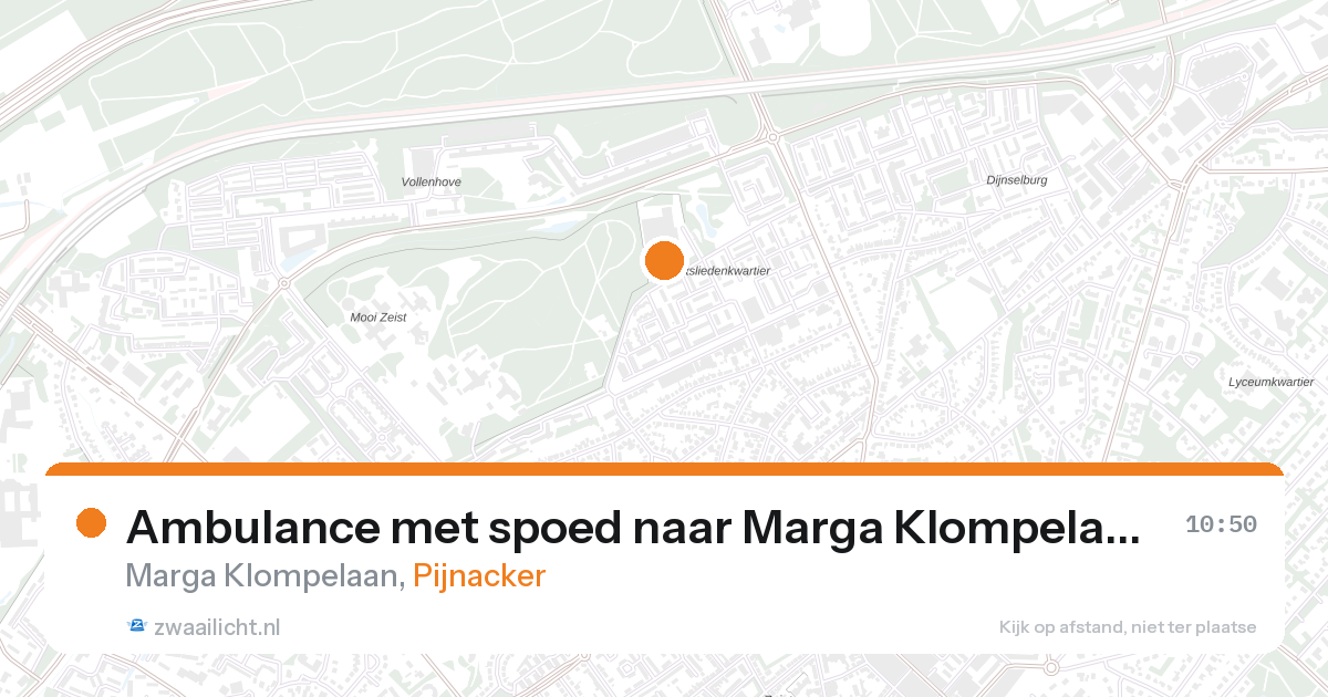 Ambulance met spoed naar Marga Klompelaan in Pijnacker — 27 jan 2026