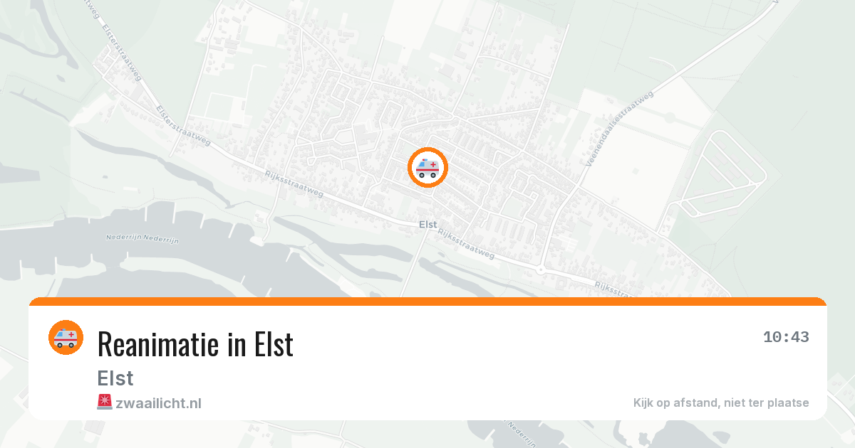 Reanimatie in Elst — 5 apr 2026