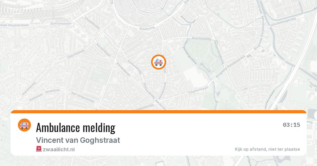 Ambulance melding — 8 jun 2026