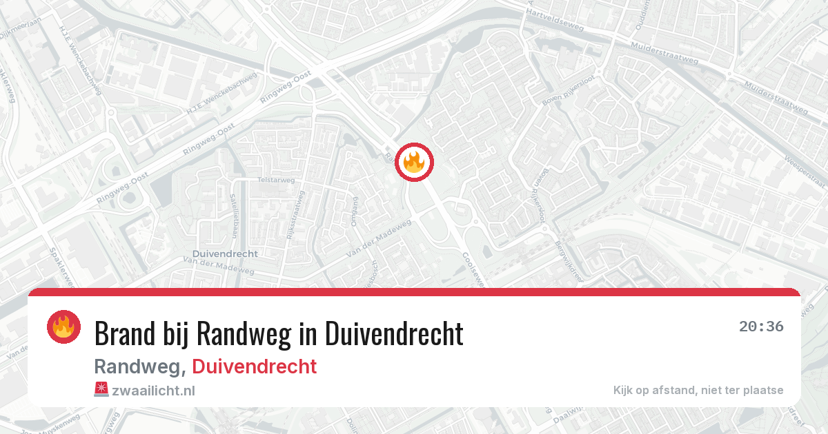Brand bij Randweg in Duivendrecht — 29 jul 2026