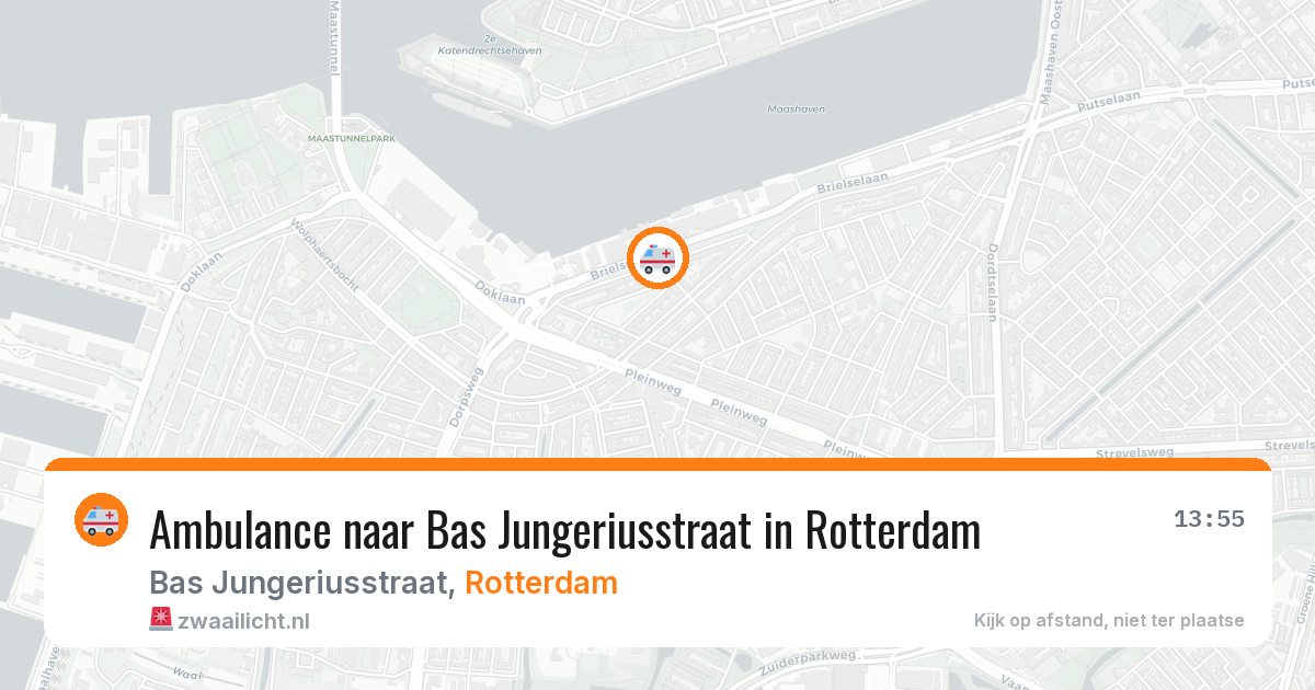Ambulance naar Bas Jungeriusstraat in Rotterdam — 19 jun 2026