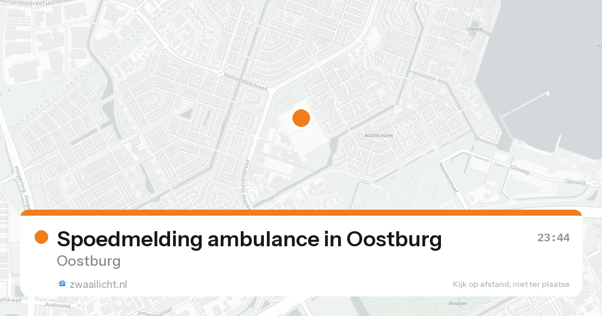 Spoedmelding ambulance in Oostburg — 30 jan 2026