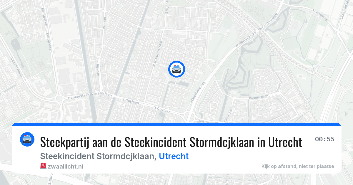 Steekpartij aan de Steekincident Stormdcjklaan in Utrecht — 1 mei 2026
