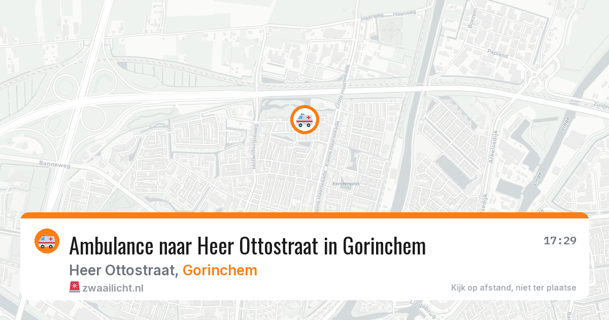 Ambulance naar Heer Ottostraat in Gorinchem — 11 jul 2026
