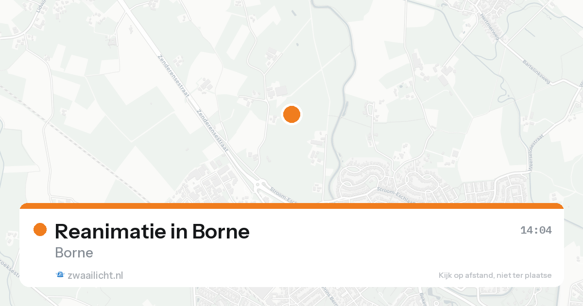 Reanimatie in Borne — 23 aug 2026