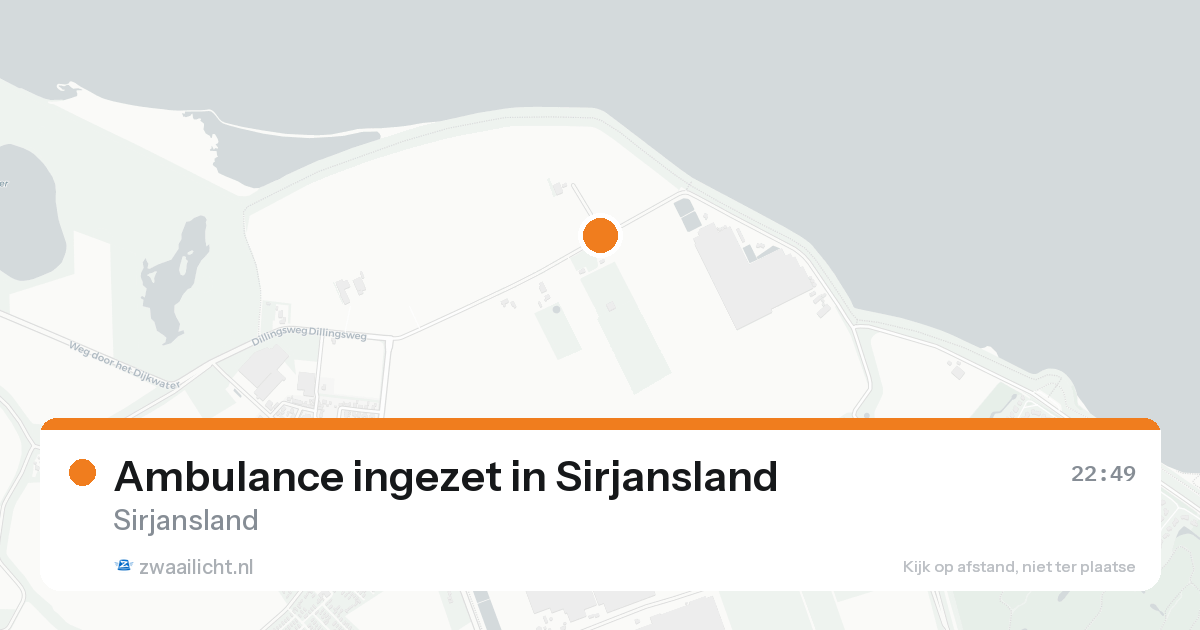 Ambulance ingezet in Sirjansland — 21 aug 2026