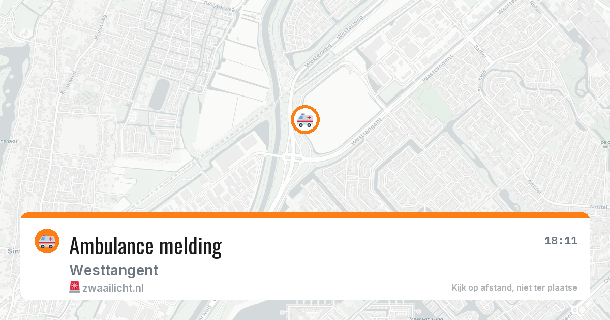 Ambulance melding — 7 jul 2026