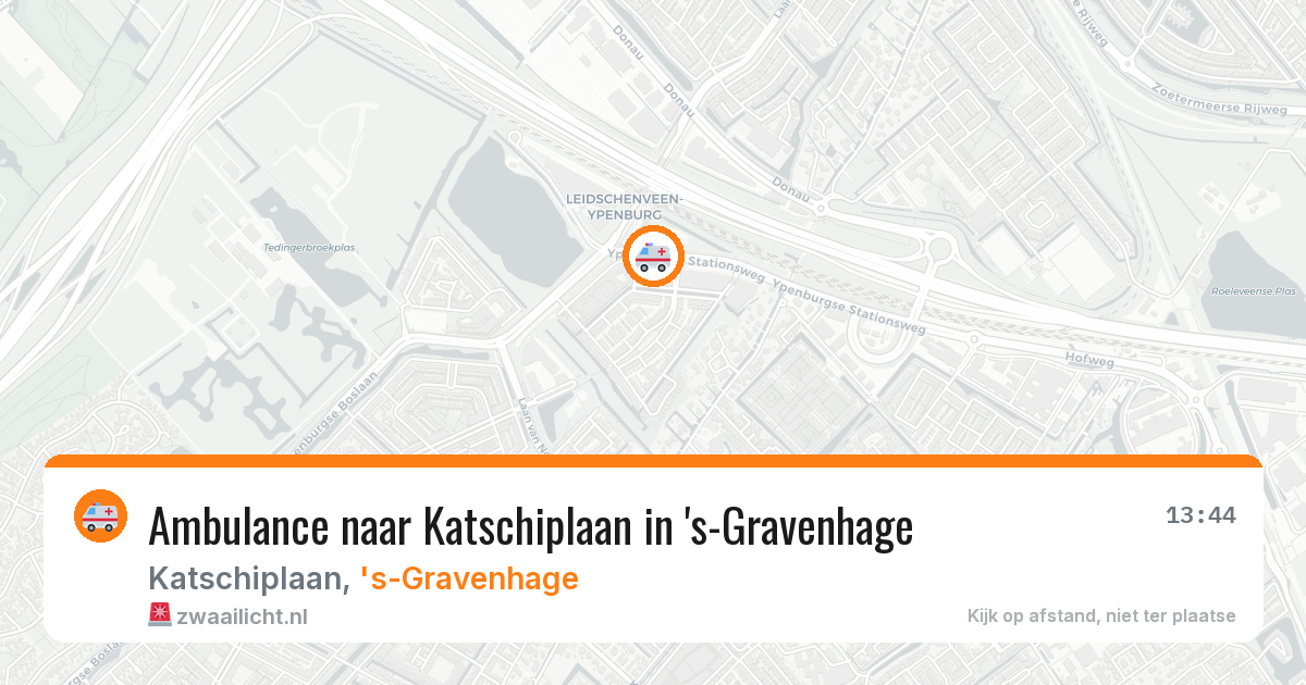 Ambulance naar Katschiplaan in 's-Gravenhage — 26 mrt 2026