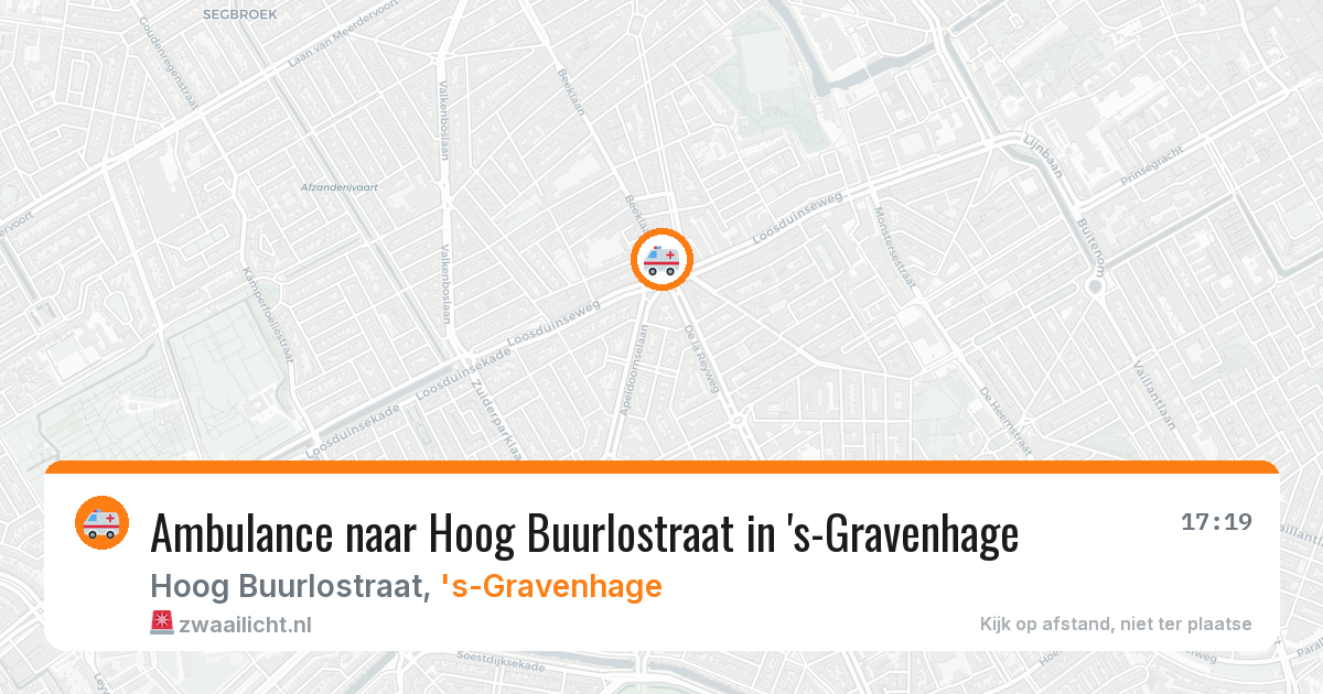 Ambulance naar Hoog Buurlostraat in 's-Gravenhage — 5 feb 2026