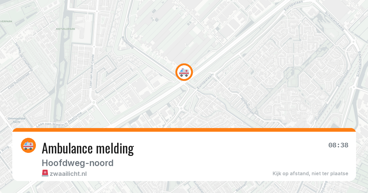 Ambulance melding — 1 jul 2026