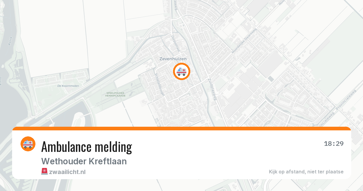 Ambulance melding — 22 jan 2026