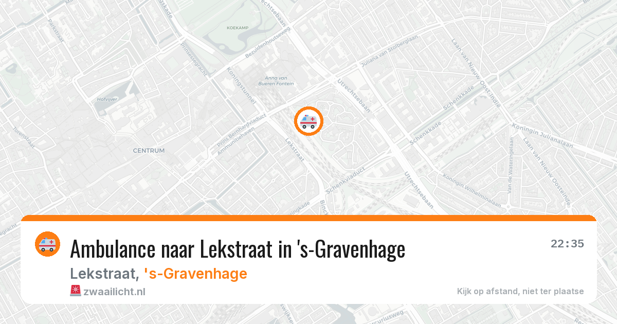 Ambulance naar Lekstraat in 's-Gravenhage — 11 jun 2026