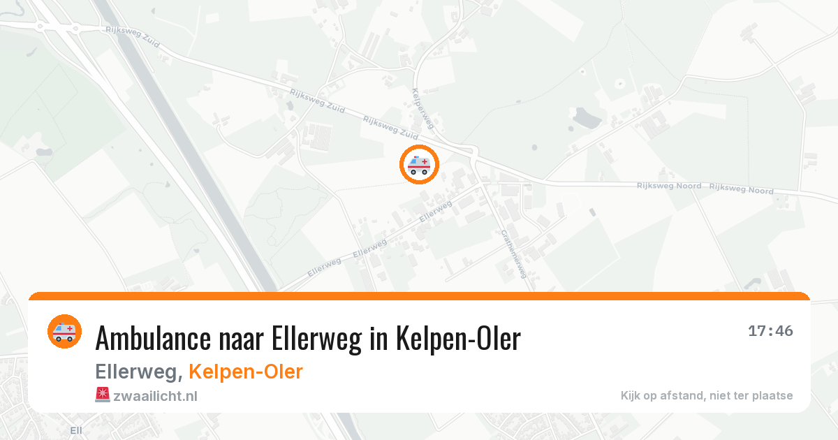 Ambulance naar Ellerweg in Kelpen-Oler — 29 jan 2026
