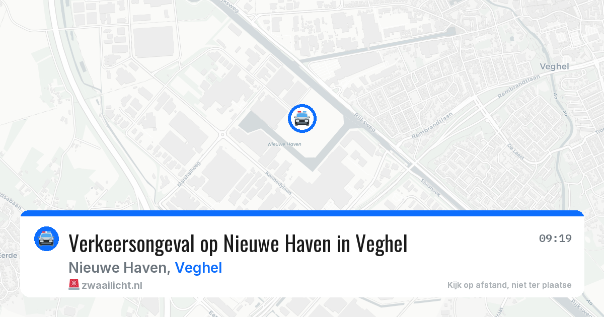 Verkeersongeval op Nieuwe Haven in Veghel — 24 apr 2026