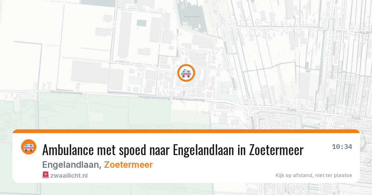 Ambulance met spoed naar Engelandlaan in Zoetermeer — 20 jan 2026