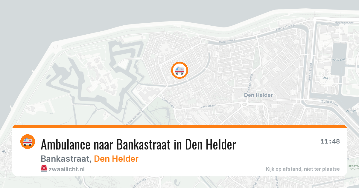 Ambulance naar Bankastraat in Den Helder — 20 apr 2026