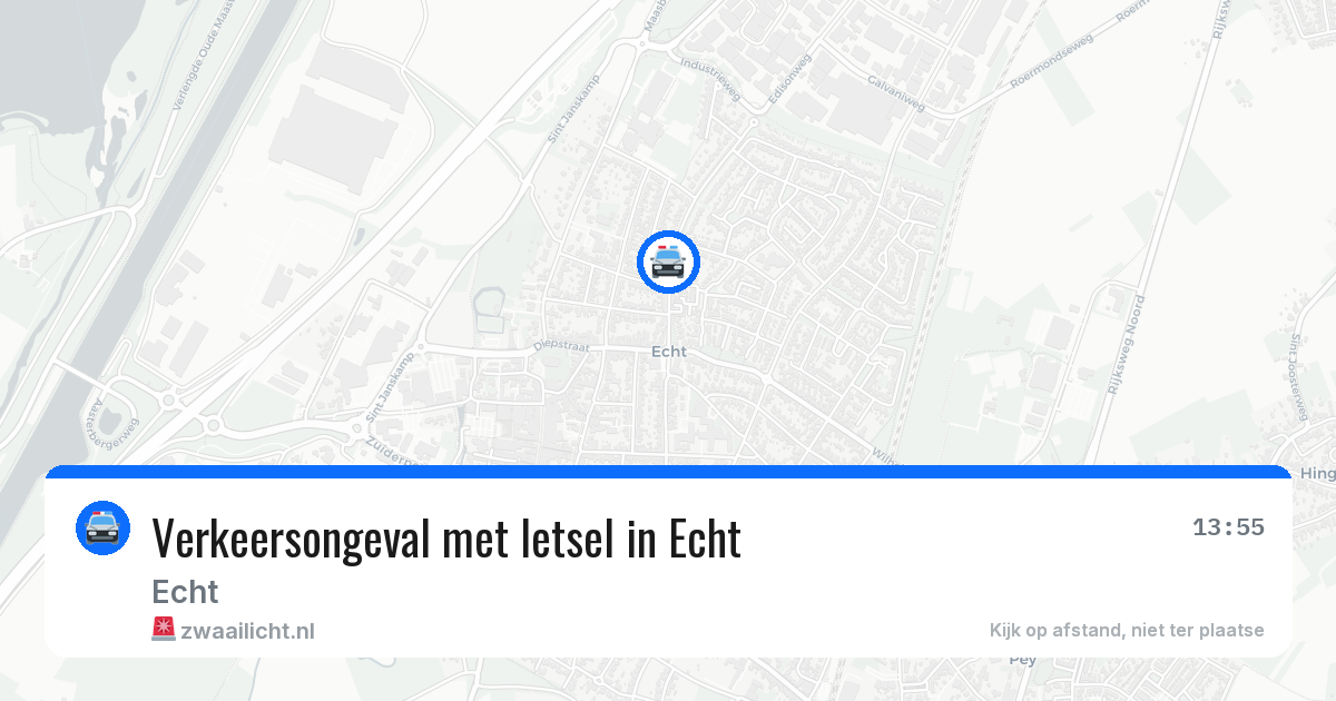 Verkeersongeval met letsel in Echt — 2 mei 2026