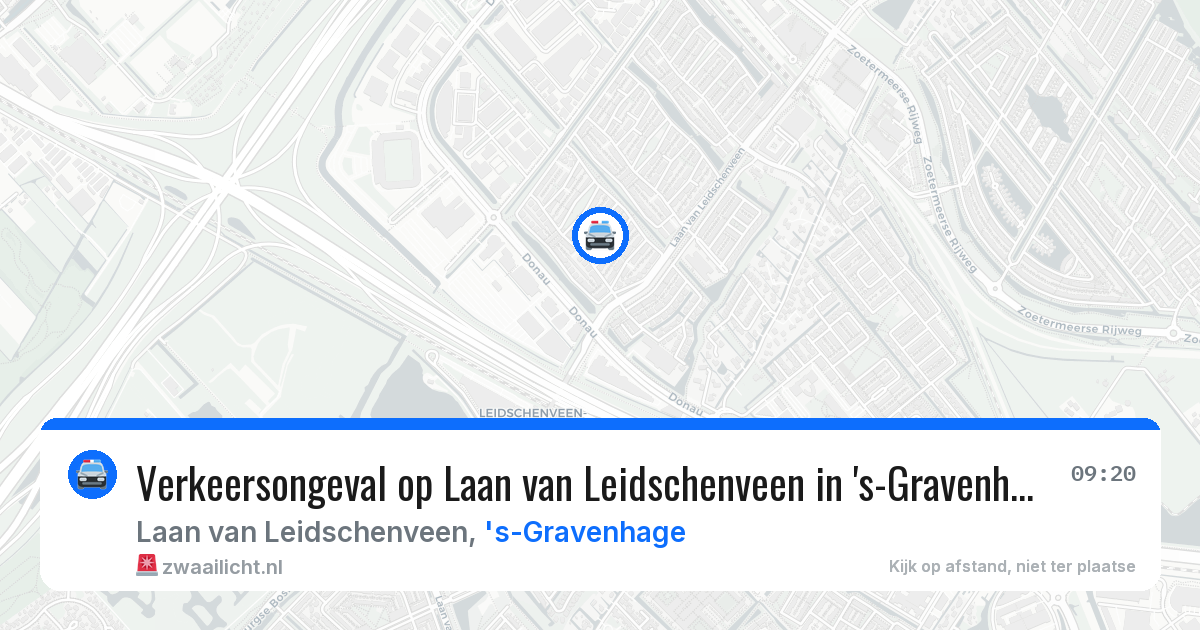 Verkeersongeval op Laan van Leidschenveen in 's-Gravenhage — 29 jul 2026