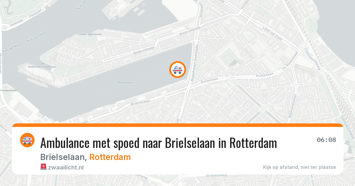 Ambulance met spoed naar Brielselaan in Rotterdam — 16 apr 2026
