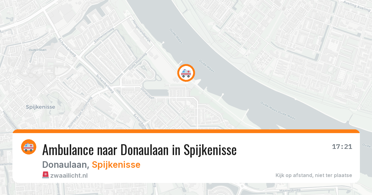 Ambulance naar Donaulaan in Spijkenisse — 2 aug 2026