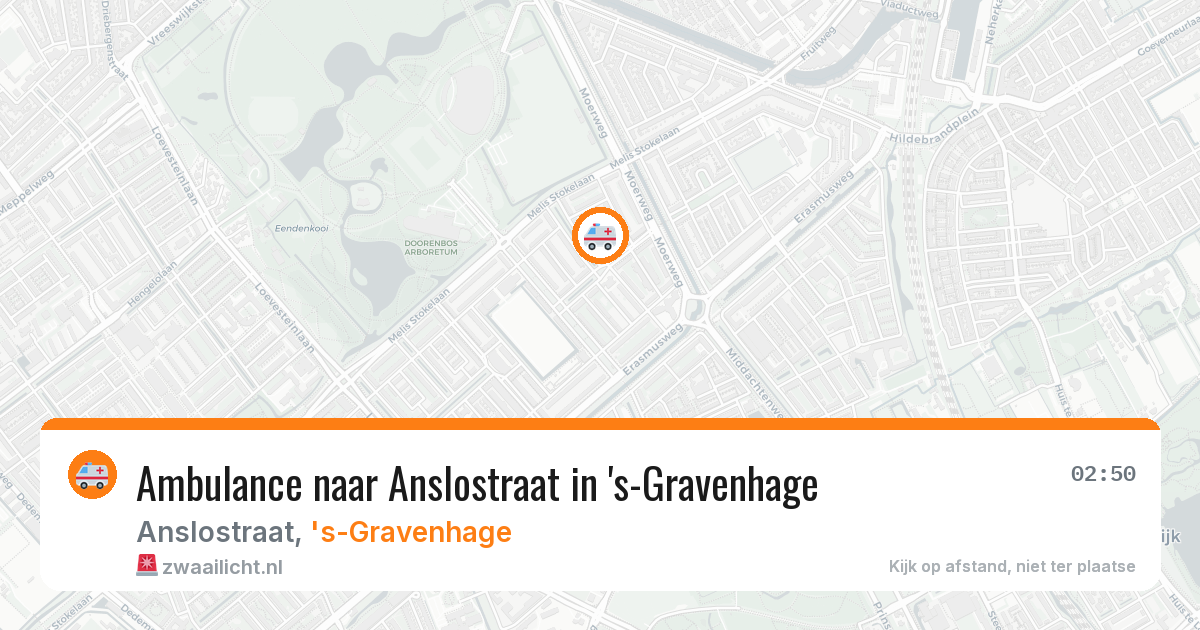 Ambulance naar Anslostraat in 's-Gravenhage — 15 apr 2026