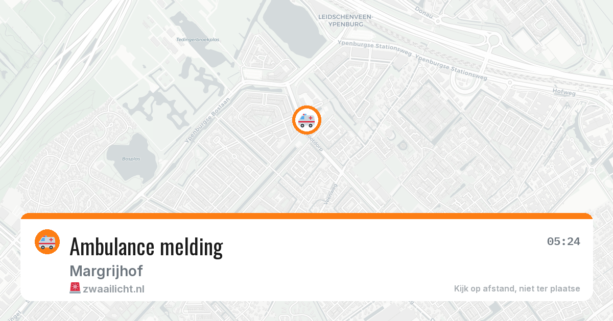 Ambulance melding — 1 aug 2026
