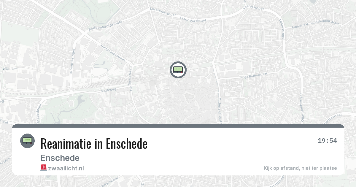 Reanimatie in Enschede — 11 feb 2026