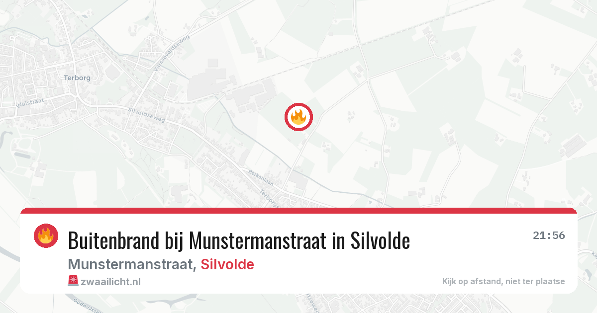 Buitenbrand bij Munstermanstraat in Silvolde — 27 apr 2026