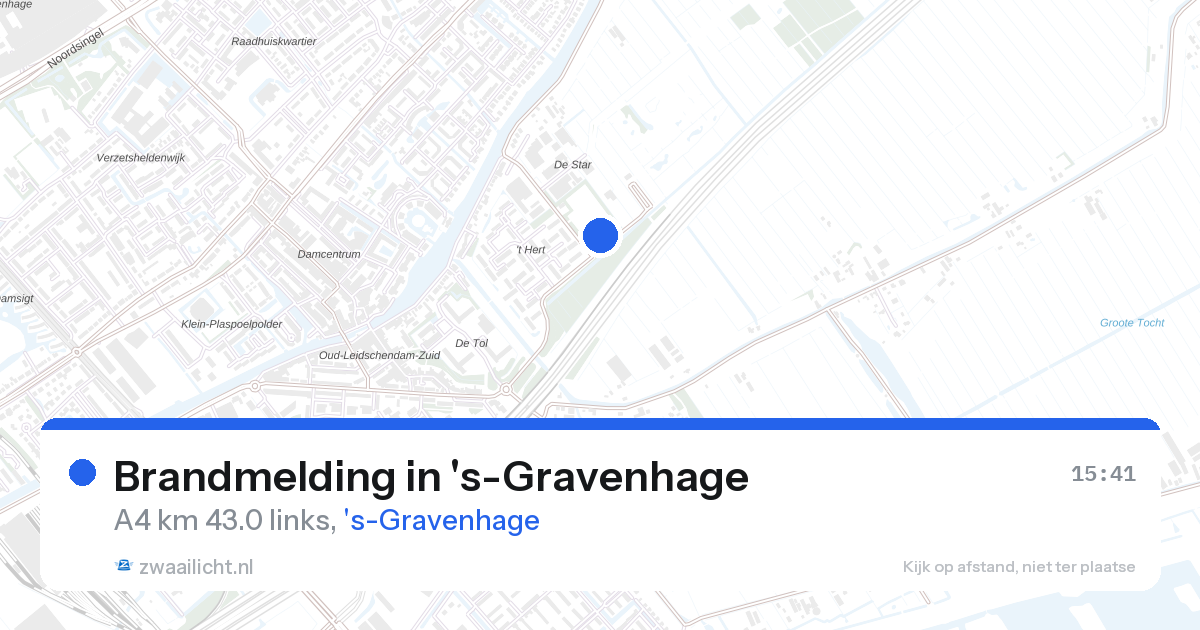 Brandmelding in 's-Gravenhage — 28 aug 2026