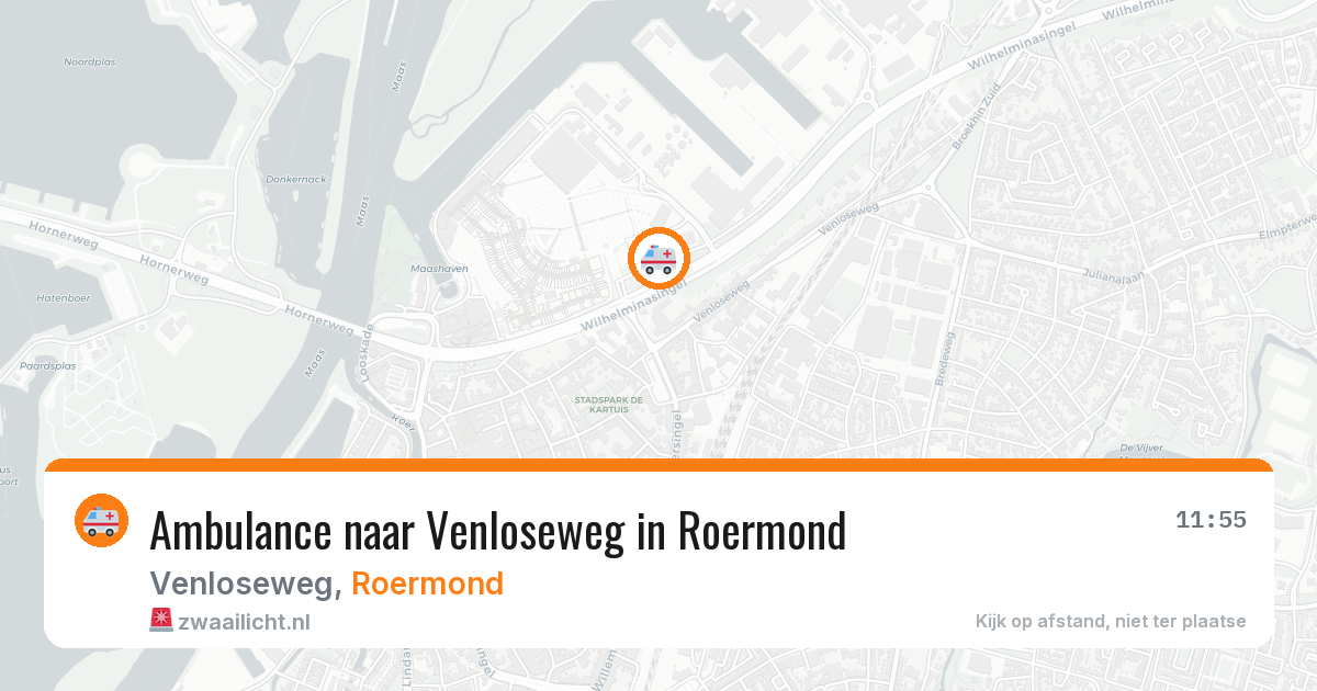 Ambulance naar Venloseweg in Roermond — 20 mrt 2026