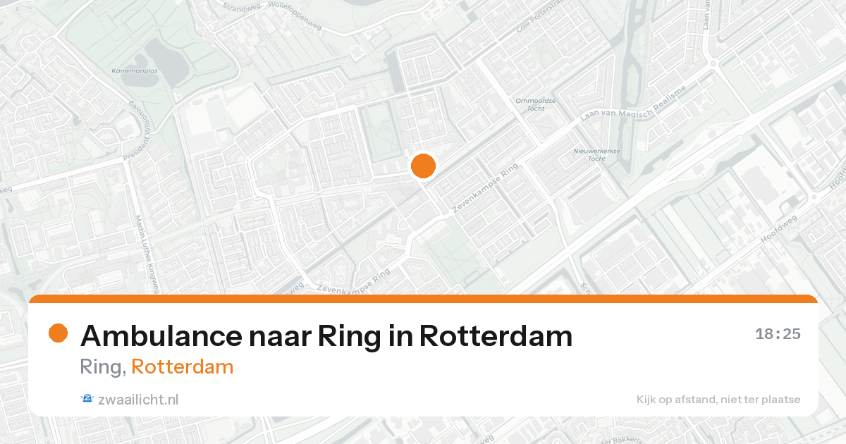 Ambulance naar Ring in Rotterdam — 2 jul 2026