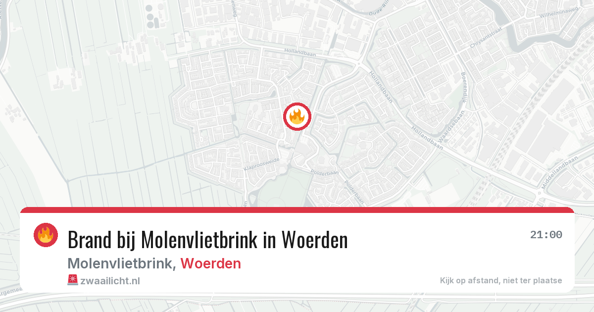Brand bij Molenvlietbrink in Woerden — 26 jun 2026
