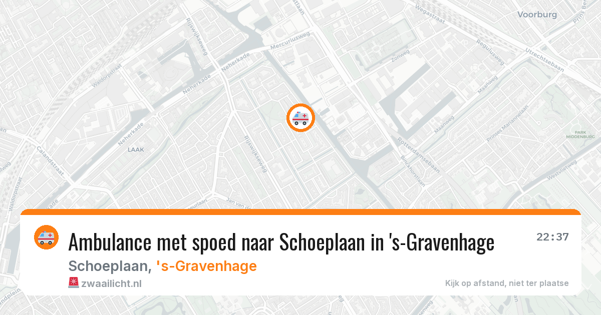 Ambulance met spoed naar Schoeplaan in 's-Gravenhage — 23 jun 2026