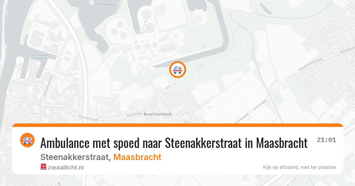 Ambulance met spoed naar Steenakkerstraat in Maasbracht — 31 jul 2026