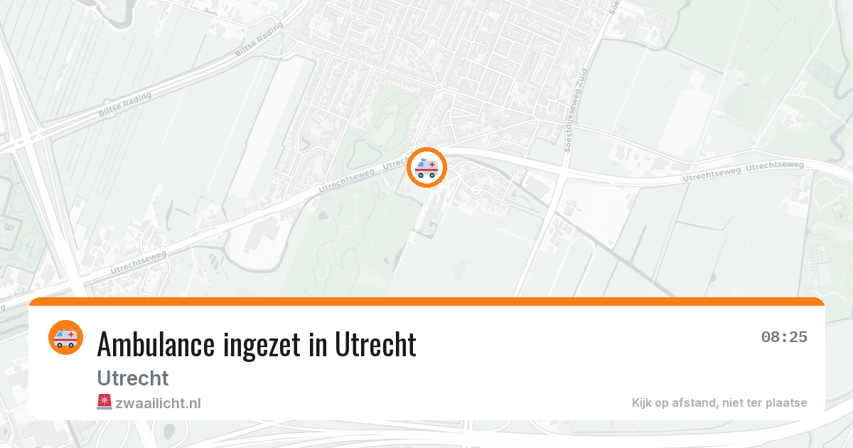 Ambulance ingezet in Utrecht — 2 apr 2026