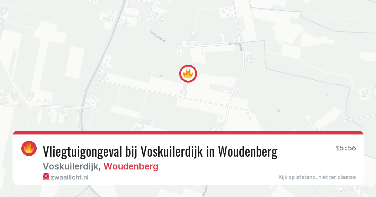Vliegtuigongeval bij Voskuilerdijk in Woudenberg — 4 jul 2026