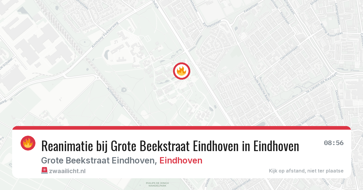 Reanimatie bij Grote Beekstraat Eindhoven in Eindhoven — 3 mei 2026