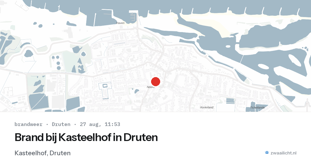 Brand bij Kasteelhof in Druten — 27 aug 2026